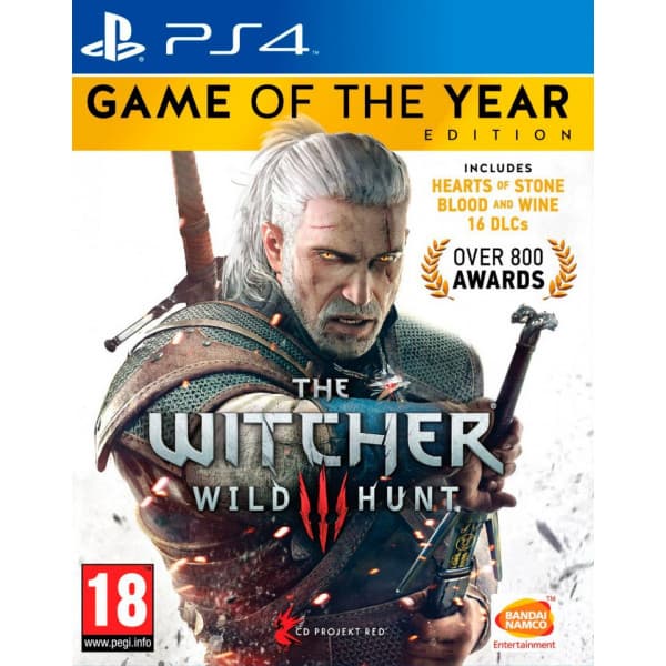The Witcher III - Wild Hunt (GOTY) -spelet, PS4