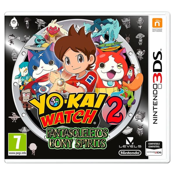 Nintendo 3ds Yo-kai Watch 2 Fantasqueletos Bony Spirits Flerfärgad PAL