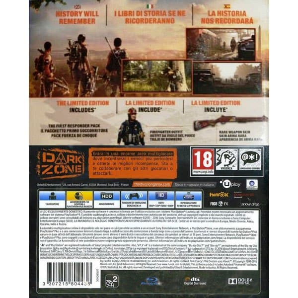 Playstation Ps4 The Division 2 Monivärinen PAL