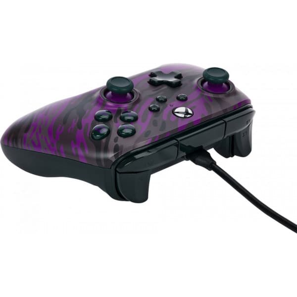 PowerA Advantage Wired Controller spilcontroller, Purple Camo, Xbox
