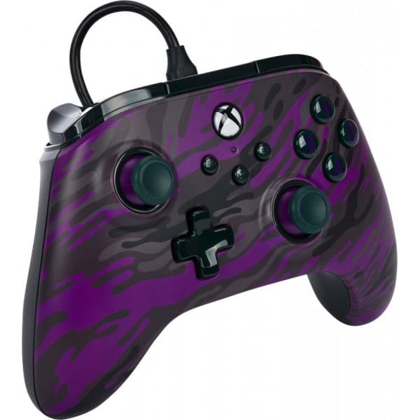 PowerA Advantage Wired Controller spilcontroller, Purple Camo, Xbox