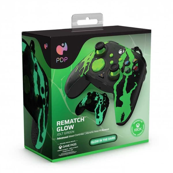 Pdp Xbox Series X-ohjain Rematch Glow Jolt
