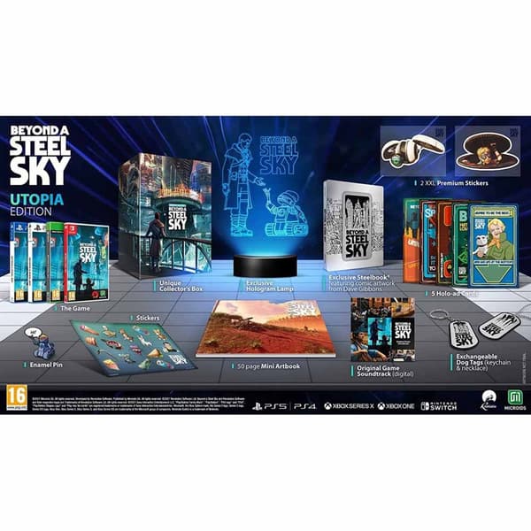 Microids Ps4 Beyond A Steel Sky Utopia Edition