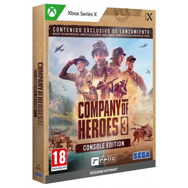Sega Xbox Series X Company Of Heroes 3 Limited Edition Metal Case