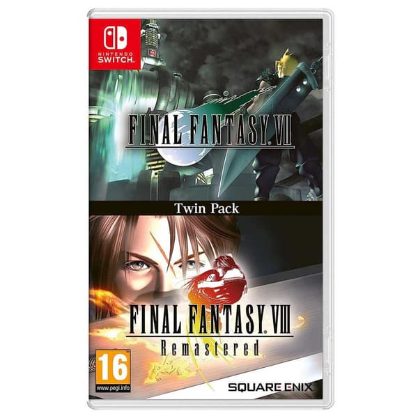 Square Enix Switch Final Fantasy Vii And Viii Remastered Twin Pack Imp Uk