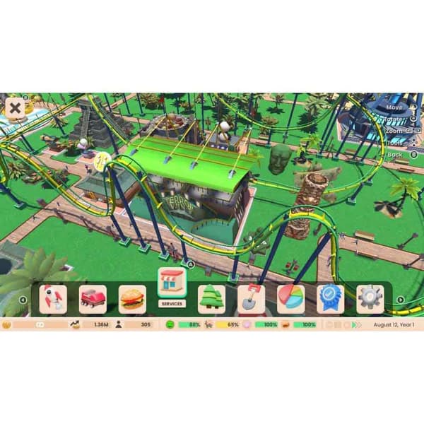 Atari Ps5 Rollercoaster Tycoon Adventures Deluxe