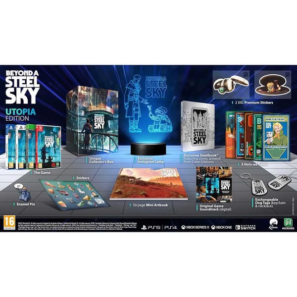 Microids Switch Beyond A Steel Sky Utopia Edition
