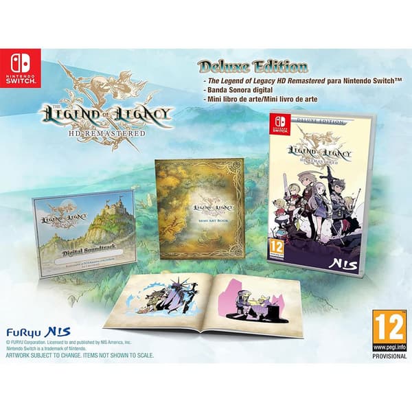 Nis America Switch The Legend Of Legacy Hd Remastered Deluxe Edition  PAL