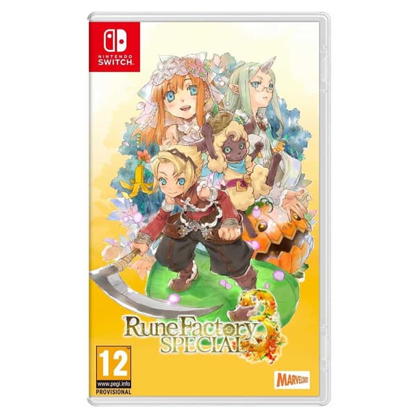 Marvelous Switch Rune Factory 3 Edición Standard Transparent