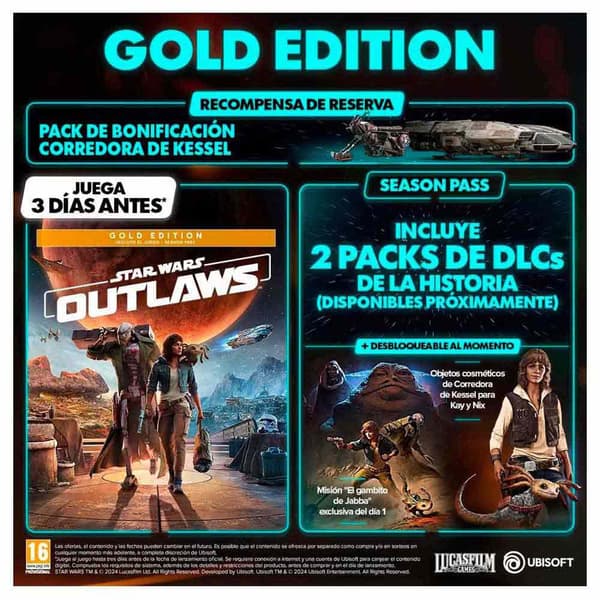 Ubisoft Xbox Series X Star Wars: Outlaws Gold Edition