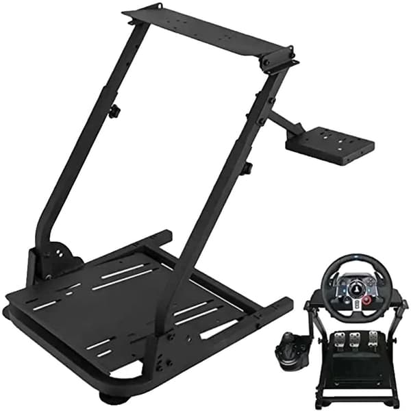 Ohjauspyöräteline, taitettava muotoilu, yhteensopiva Logitech G25/G27/G29/G920:n kanssa.
