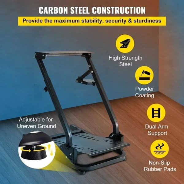 Ratstand, Foldbart Design, Kompatibel med Logitech G25-G920