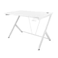 Miniatyrbilde 1 av 4: Stabilt Gamingbord med Metallben og PVC-Behandlet Overflate - Innebygd Hodesettoppheng