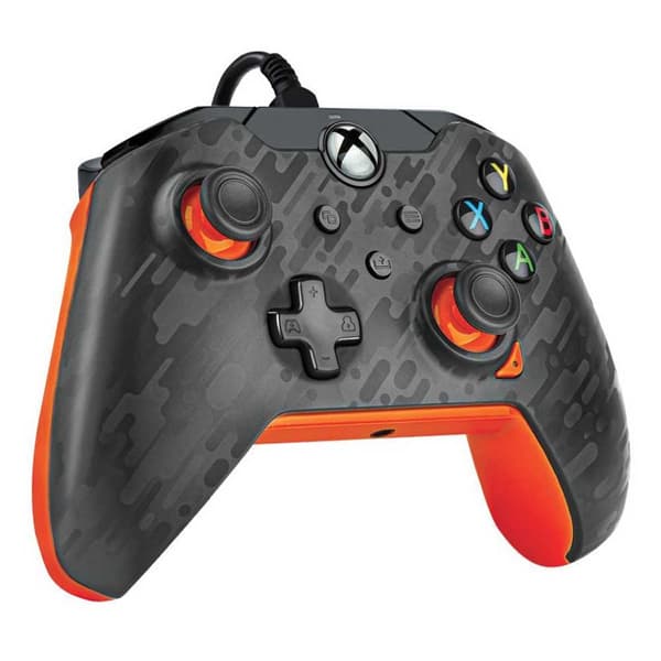 PDP 049-012-CMGO spil-controller Kulfiber, Orange USB Gamepad Analog/digital Xbox One, Xbox One X, Xbox Series S, Xbox Series X, PC