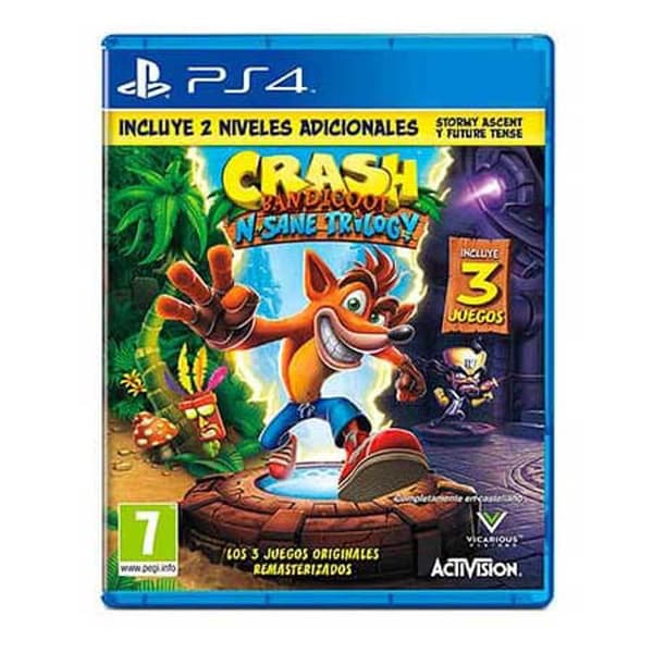 Playstation Games Ps4 Crash Bandicoot N Sane Trilogy 2.0 Flerfärgad PAL