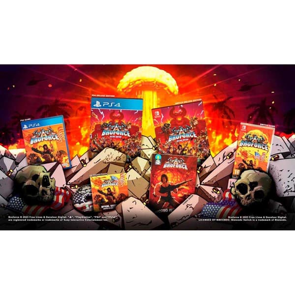 Playstation Games Ps4 Broforce Deluxe Edition