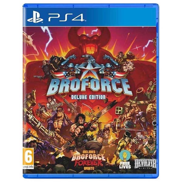 Playstation Games Ps4 Broforce Deluxe Edition