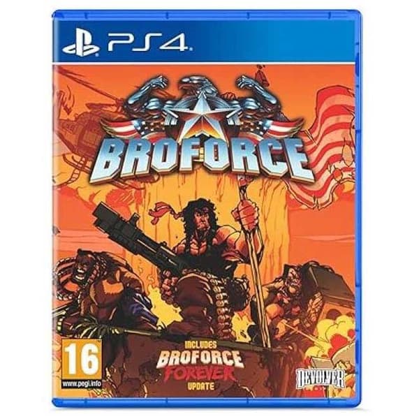 Playstation Games Ps4 Broforce Transparent