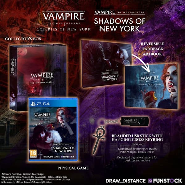 Playstation Games Vampire The Mascarade Coteries Of Ny + Shadows Of Ny Col. Ed
