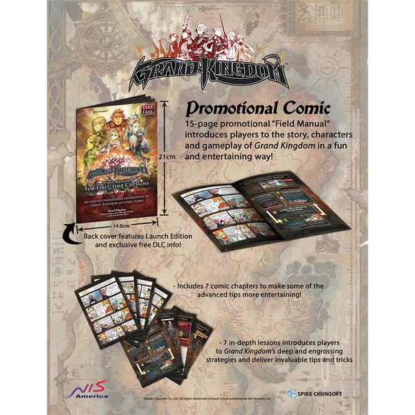 Playstation Games Ps4 Grand Kingdom - Limited Edition PAL
