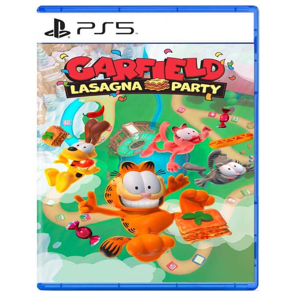 Playstation Games Ps5 Garfield Lasagna Party Flerfarvet