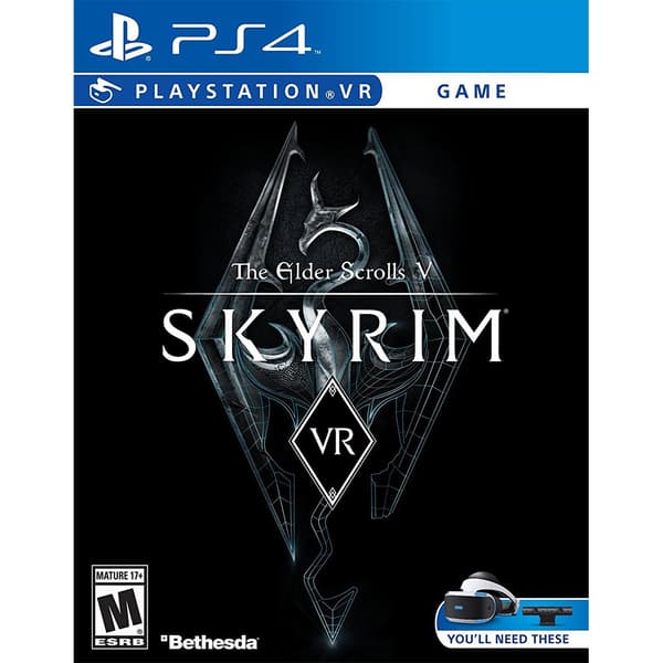 Playstation Games Ps4 The Elder Scrolls V: Skyrim (vr Edition) (spa/eng In Game) Import Transparent PAL
