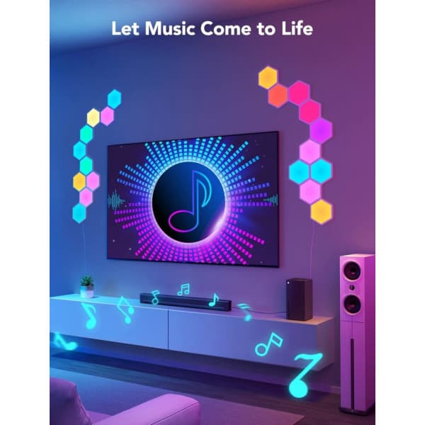 Govee Glide Hexa Light Panels -valopaneelit, 5 kpl