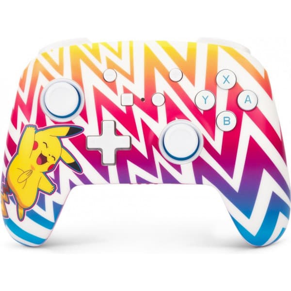 PowerA Enhanced Wireless Controller - trådløs spilcontroller, Pikachu Vibrant, Switch