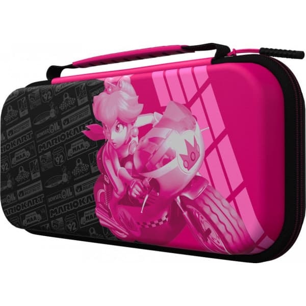 PDP Travel Case Plus GLOW – Grand Prix Peach -skyddsfodral, Switch