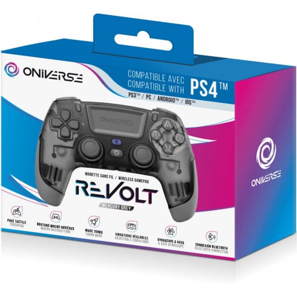 Oniverse Revolt - trådlös kontroller, Mercury Gray, PS4