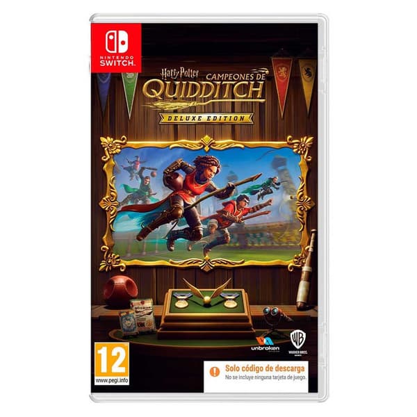 Nintendo Games Switch Harry Potter: Campeones De Quidditch Deluxe Edition-code In Box