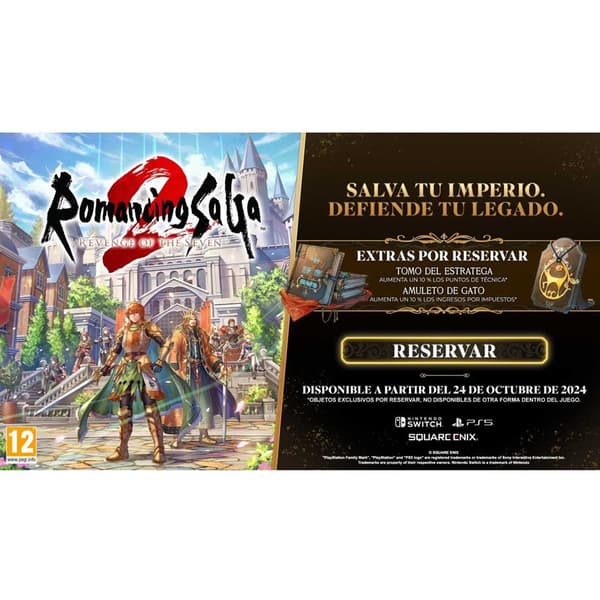 Playstation Games Ps5 Romancing Saga 2:revenge Of The Seven  PAL