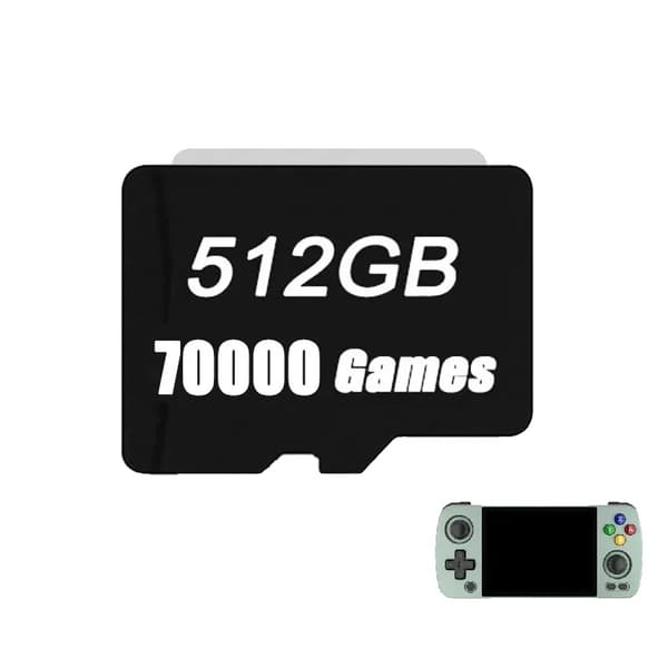 TF-kort, 512 GB lagring, stöder 70000 spel,512G 70000 Spel
