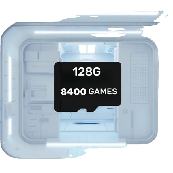 Hukommelseskort, 256GB lagerplads, 11000 retrospil,128G 8000 SPIL 128G 128G 8000 GAMES128G