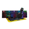 Miniatyrbilde 3 av 3: Gaming-sett med LED-tastatur, hodesett, mus og musematte