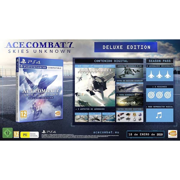 Playstation Games Ps4 Ace Combat 7: Skies Unknown Deluxe Edition