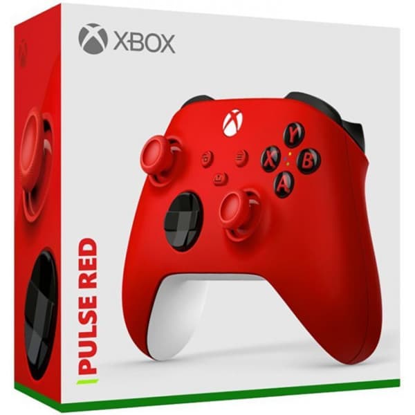 Microsoft Xbox -langaton ohjain, punainen, Xbox / PC