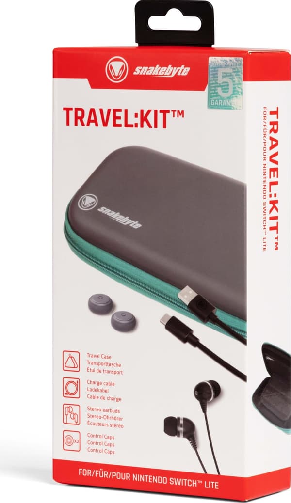 Snakebyte matkakotelon kansi Nintendo Switch L