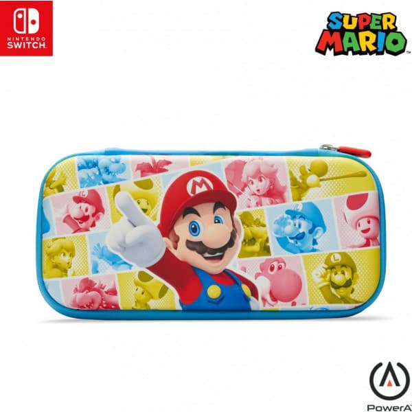 PowerA Slim Case Mario Reel -skyddsfodral, Nintendo Switch