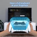 Miniatyrbild 5 av 5: Trådlöst tangentbord för PS5-handkontroll med inbyggd högtalare - Grå