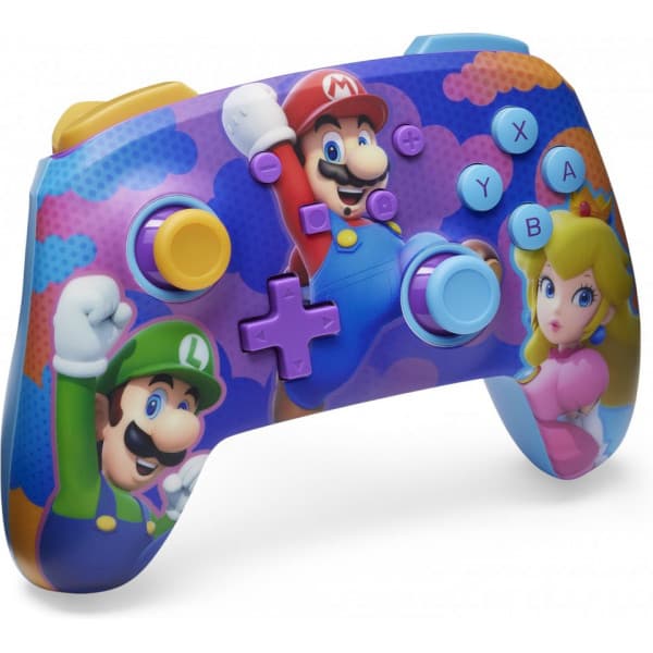 PowerA Enhanced Wireless -trådlös spelkontroll, Mario, Switch