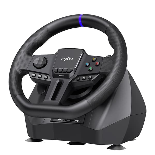 Køresimulator Spilrat, 900° Maksimal Rotation, Tværplatform Kompatibilitet, Ergonomisk Design