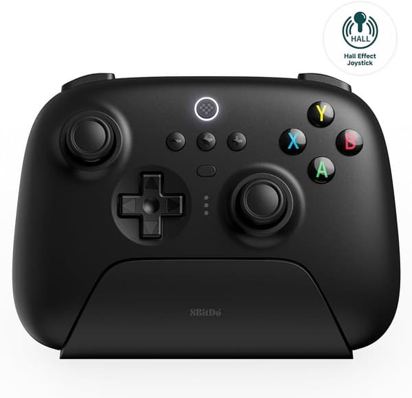 8BitDo Ultimate 2.4G Pad Black PC Hall Ed PC, Android & macOS (DEMO EX) - Gaming (begagnad)