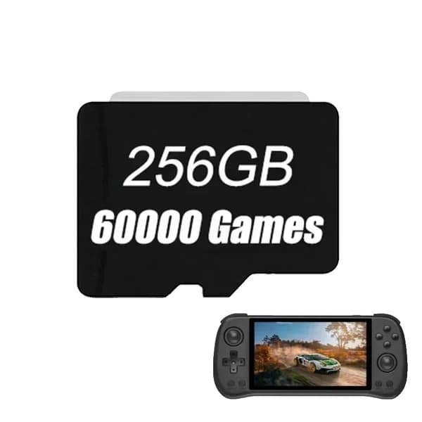 POWKIDDY X55 Spil Kort, 512GB Kapacitet, Over 92.000 Spil, 450 Klassiske PSP Titler,256G