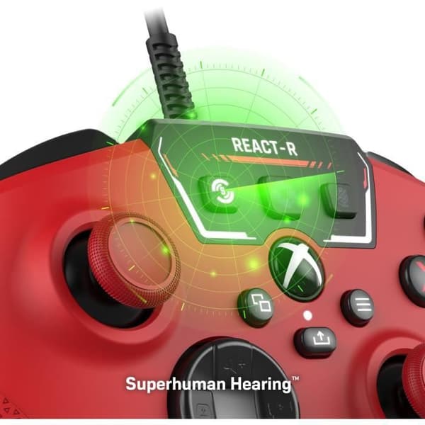 Langallinen peliohjain - TURTLE BEACH - REACT-R - Punainen - Xbox ja Windows