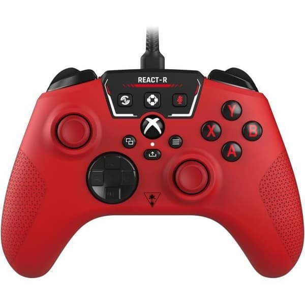 Langallinen peliohjain - TURTLE BEACH - REACT-R - Punainen - Xbox ja Windows