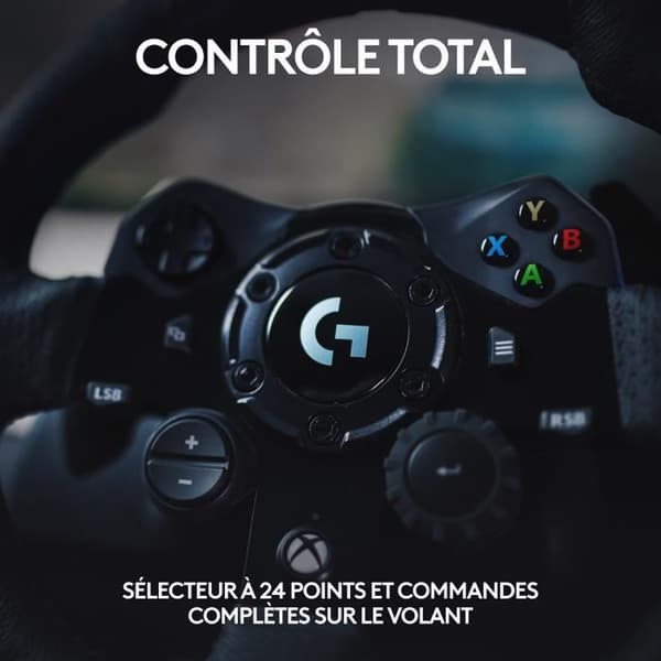 LOGITECH G - Ohjauspyörä G923 Yhteensopiva Xbox SERIES X:n kanssa - Xbox One ja PC