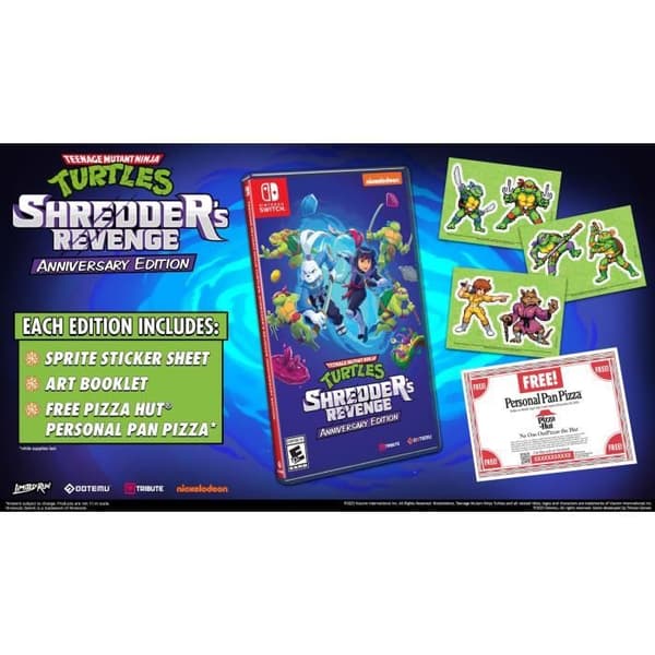 Teenage Mutant Ninja Turtles: Shredder's Revenge - Nintendo Switch-spil - Jubilæumsudgave