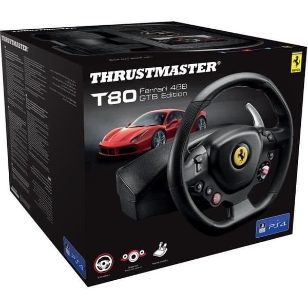 THRUSTMASTER Flywheel T80 FERRARI 488 GTB Edition - PS4 / PC