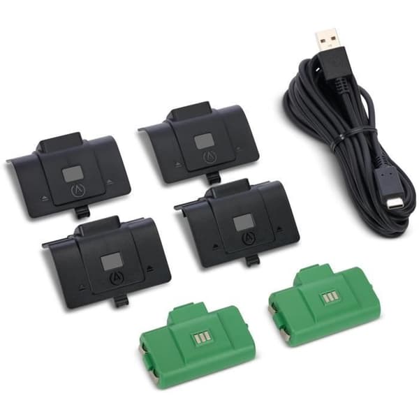 Pelaa ja lataa -sarja - POWER A - XBPW0119-01 - Xbox Series X|S -langattomille ohjaimille - musta